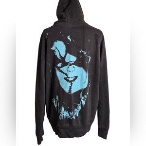 Mad Engine Chucky Black Graphic Hoodie Sweatshirt
